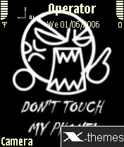 Dont touch my phone Theme
